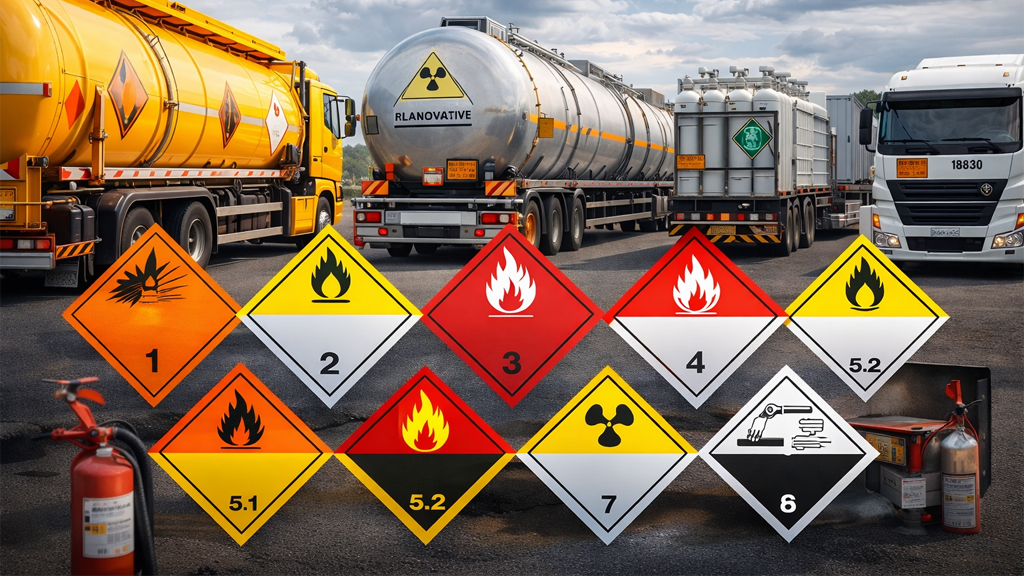 Классы опасных грузов при перевозке - все об опасных грузах